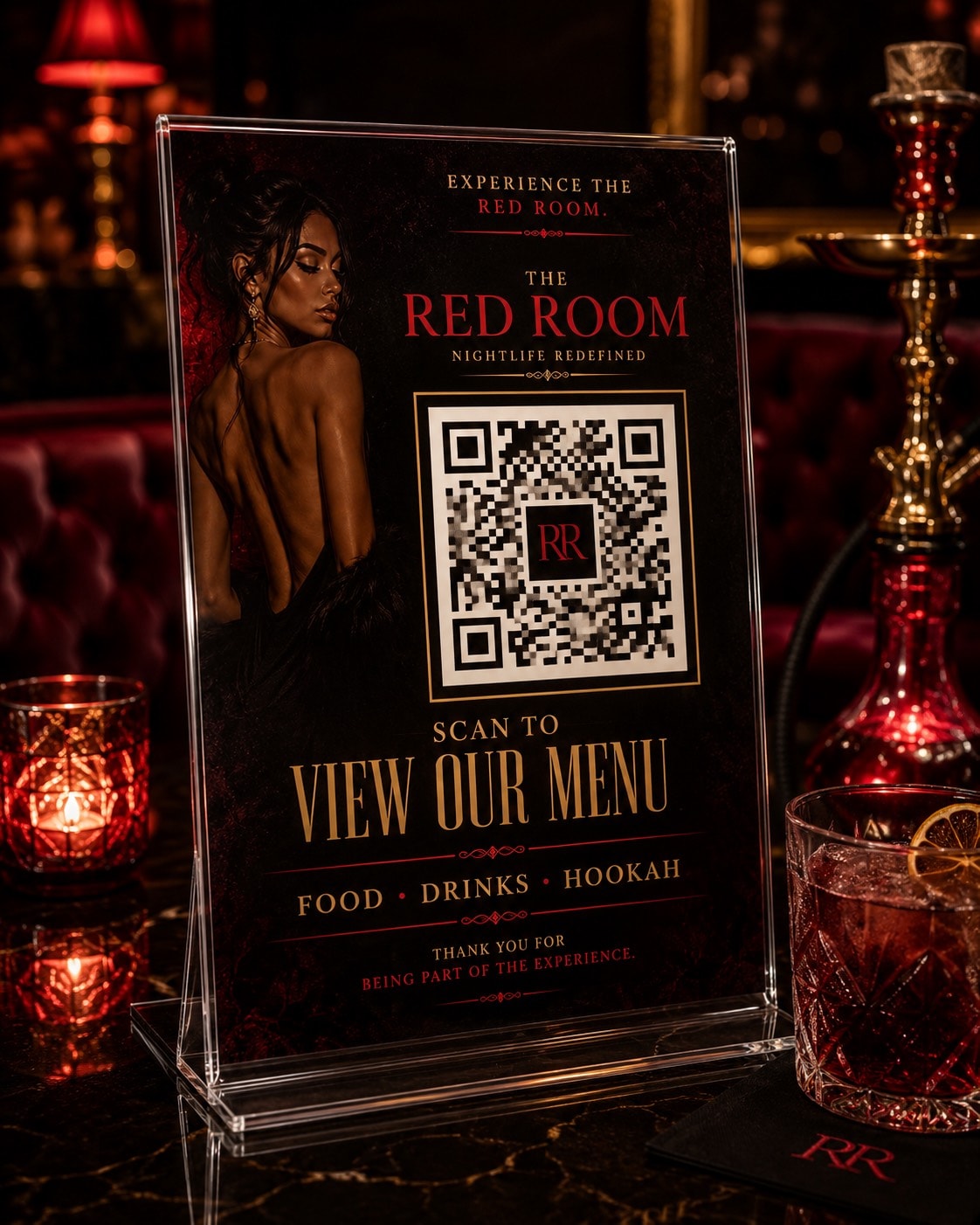 The Red Room private lounge
